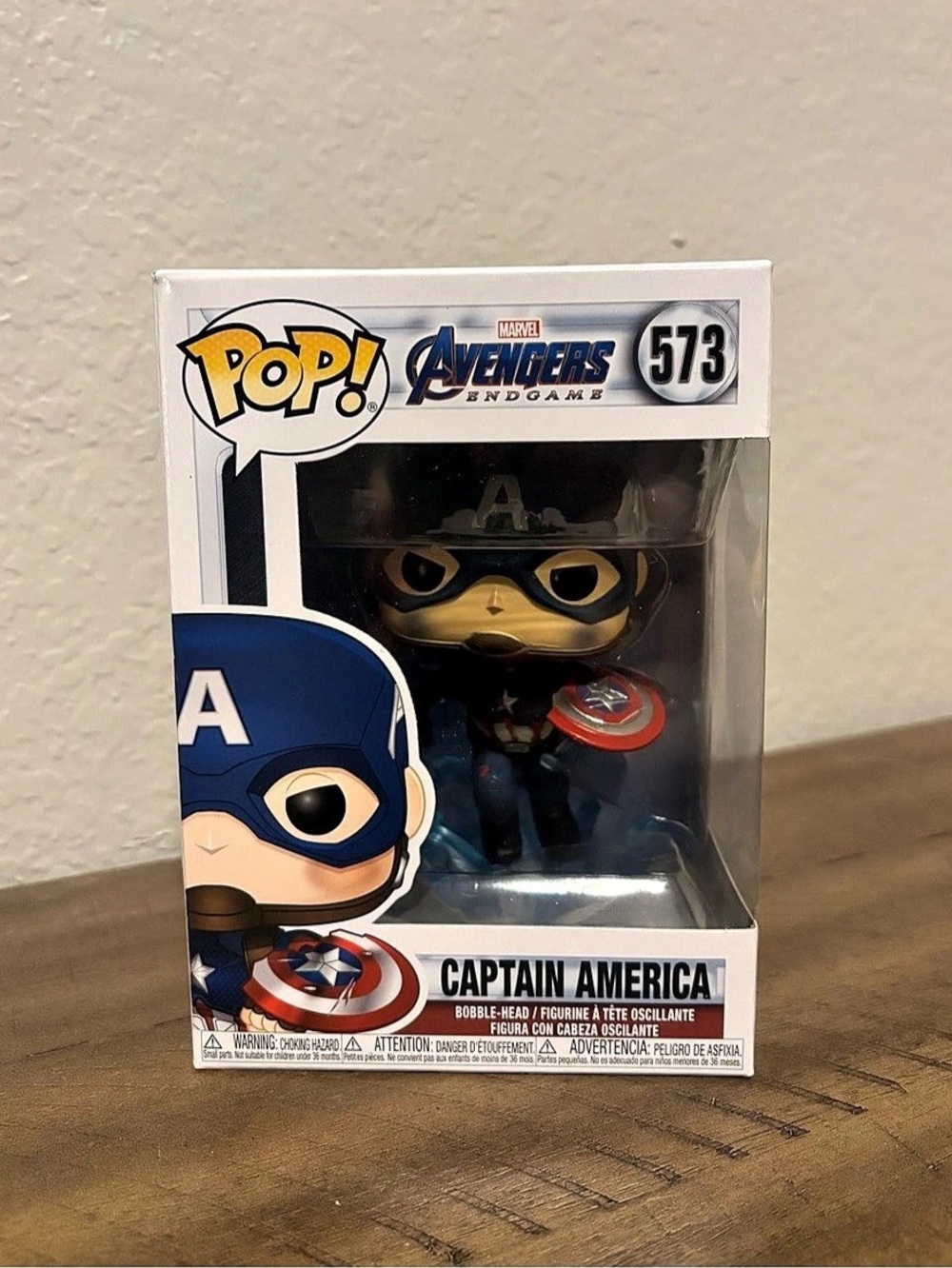 Funko Pop! Captain America #573 Captain America Vinyl Figure Like New